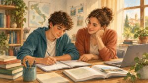Istruzione parentale: studente e tutor preparano insieme l’esame